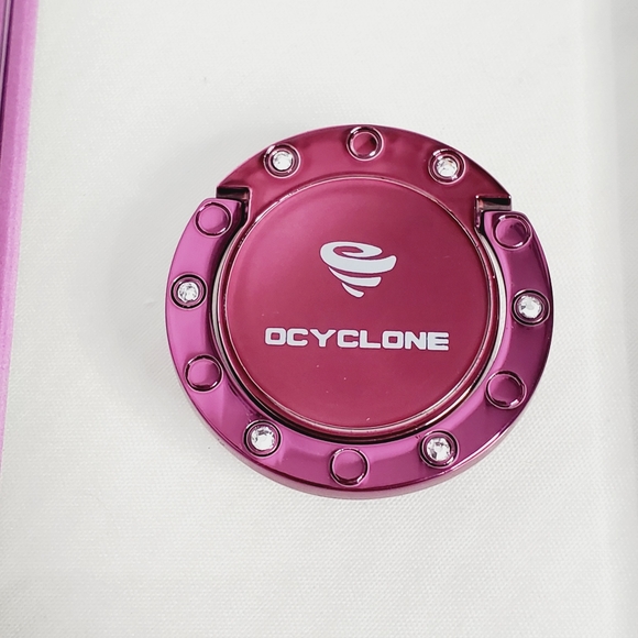 Ocyclone Case for iPhone X - Purple Glitter Ring w/ Detachable Neck Lanyard - Picture 3 of 7